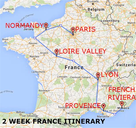 best france trip itinerary