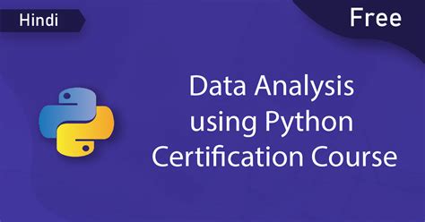 best free python course for data analysis