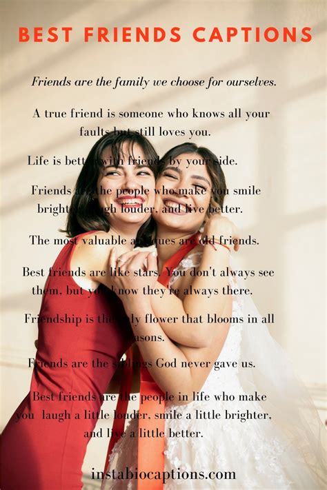 Best Friend Caption Post