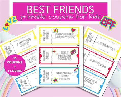 Best Friend Coupon Book