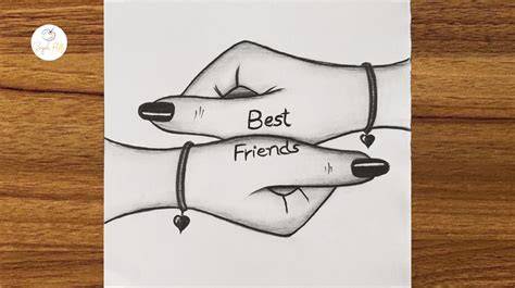 How to Draw Best Friends (bff) Easy Step by Step YouTube
