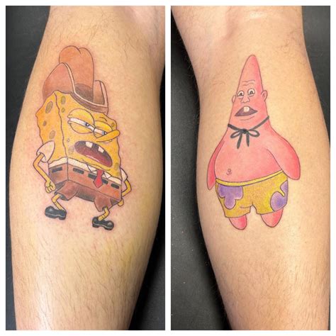 Best Friend Tattoos Spongebob