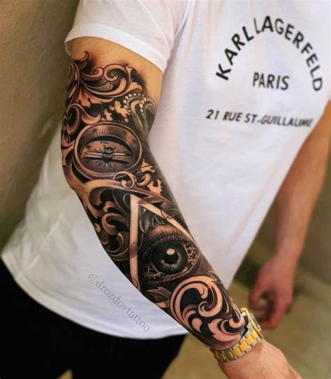 Incredible Best Full Arm Tattoo Designs References
