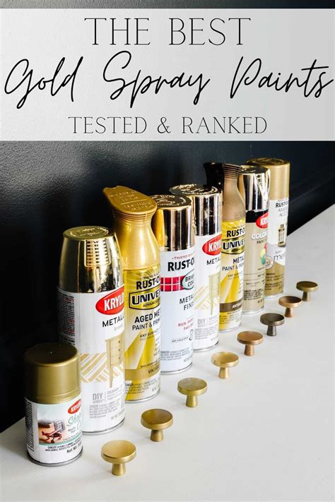 Best Gold Spray Paint For Knobs