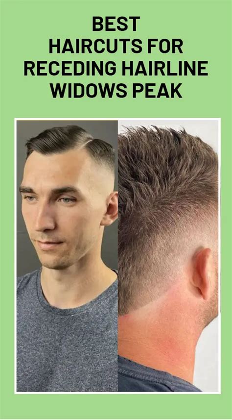 Best Haircut For Widow s Peak Receding Hairline