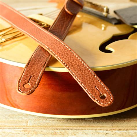 best handmade leather guitar straps uk