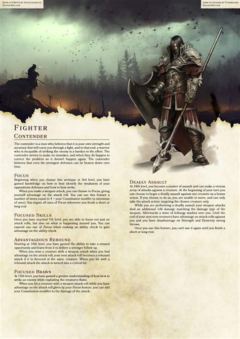 best homebrew fighter subclasses 5e