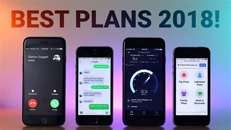 best individual cell phone plans 2018