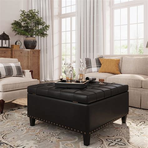 Best Leather Ottoman Table