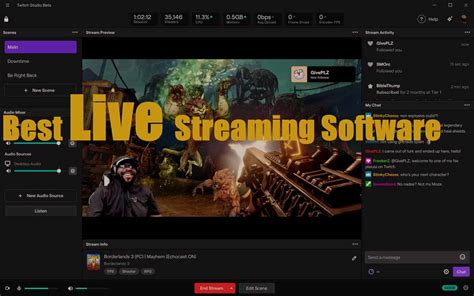 best live streaming software for pc