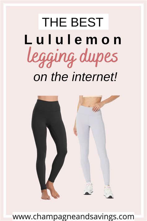 best lululemon dupe leggings