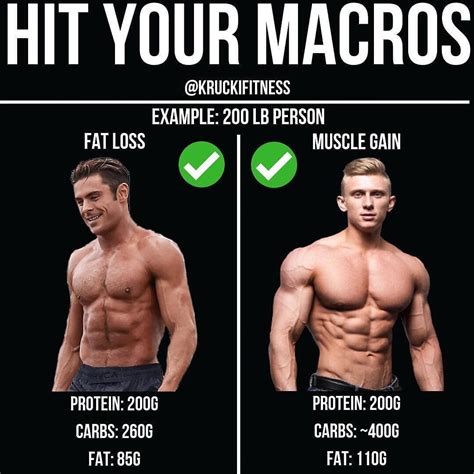 Best Macros To Gain Muscle And Lose Fat