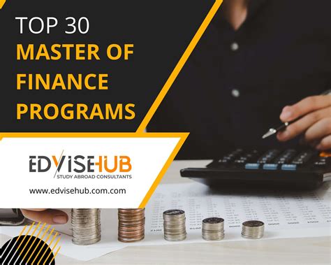 best master of finance programs us news 2018