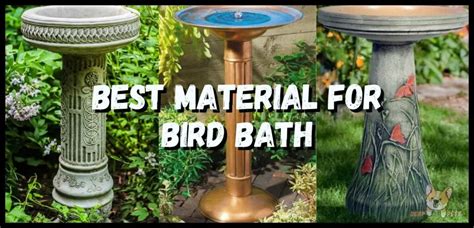 Best Material For Bird Baths