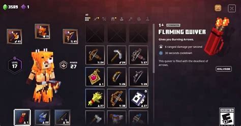 Best Minecraft Dungeons Loadout