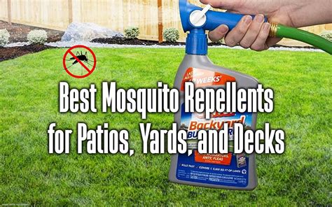 best mosquito repellent for my deck