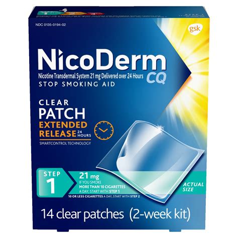 best nicotine patch to quit smoking