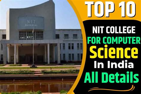Best Nit For Computer Science And Engineering