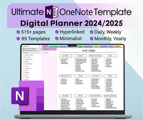 Best Onenote Digital Planner