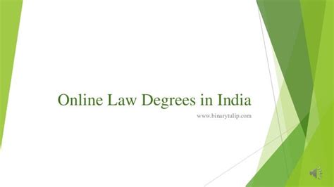 best online law degree in india