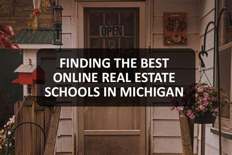 best online real estate schools in michigan
