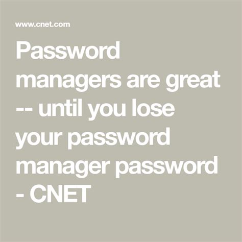 best password managers cnet