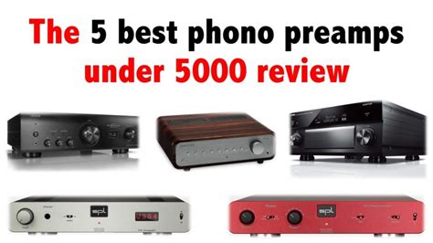 Best Phono Preamp Under $5000