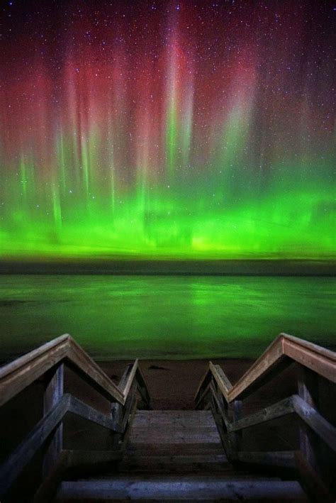 best place in michigan to see northern lights