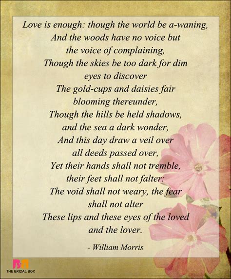 best poetry lines about love in english