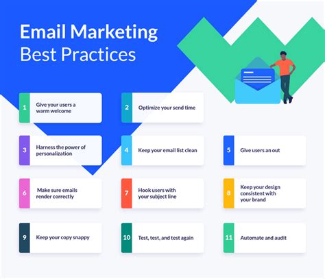 best practices and tips for email marketing