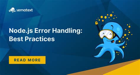best practices for error handling in node.js