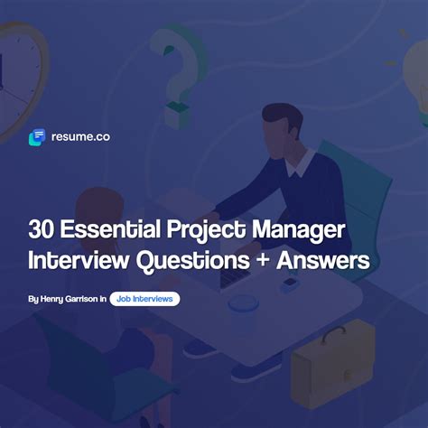 best project manager interview questions and answers