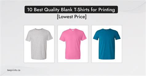 best quality blank t shirts for printing
