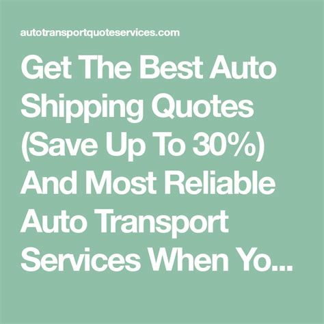 best rated auto transport quotes