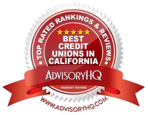 best rated credit unions california