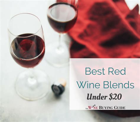 best red wine blends under $20