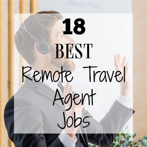 best remote travel agent jobs