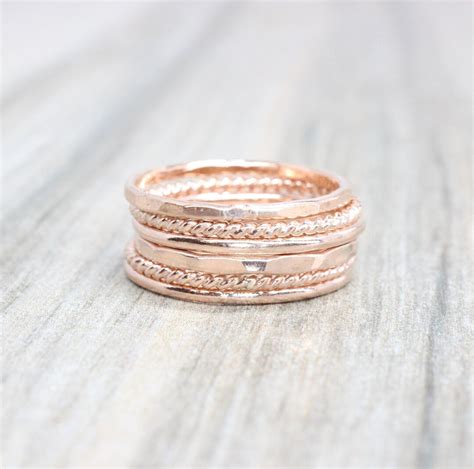 Best Rose Gold Stacking Ring
