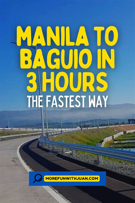best route to baguio from manila