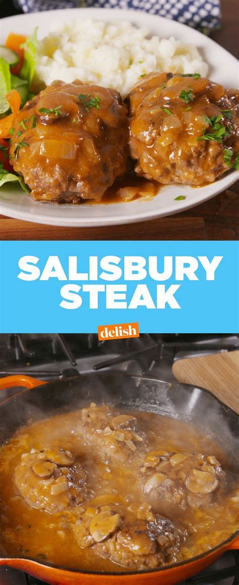 best salisbury steak recipe delish