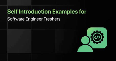 best self introduction sample for software branches