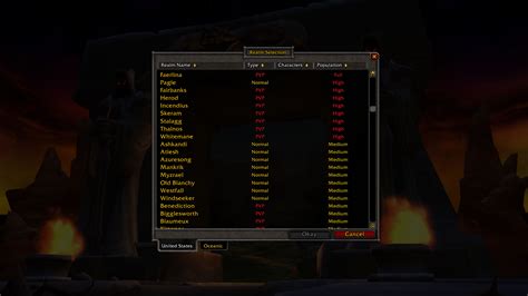 best server for classic wow