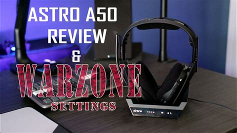 best settings for astro a50 warzone