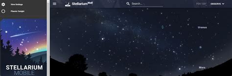 best sites like stellarium