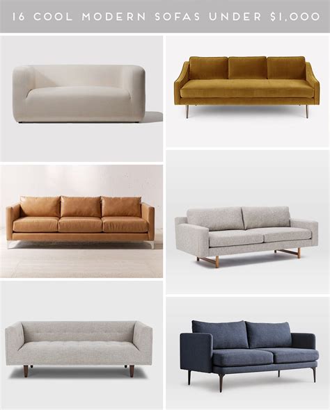 Best Sofas Under 1000 Dollars
