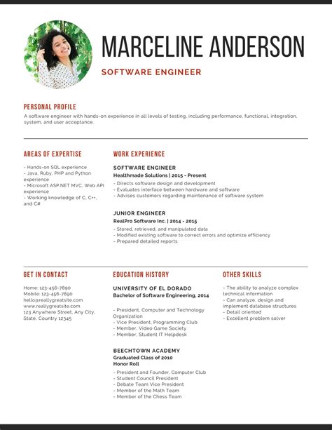 best software resume template