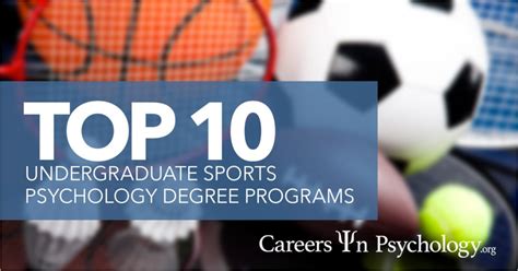best sports psychology undergraduate programs