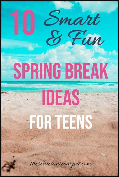 best spring break trips with teens