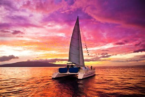 best sunset cruise in maui with fireworks