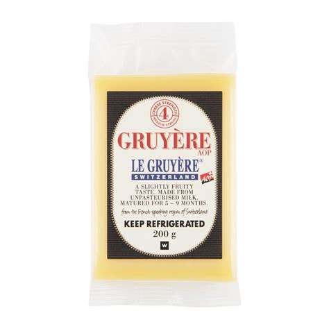 best supermarket gruyere cheese